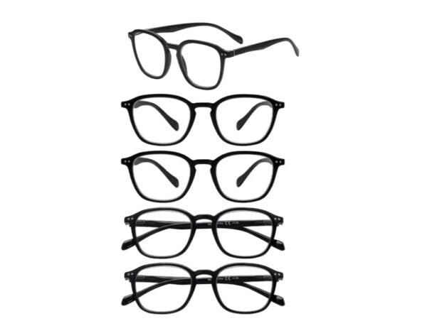 5-Pack Minimalist Style Reading Glasses For Men